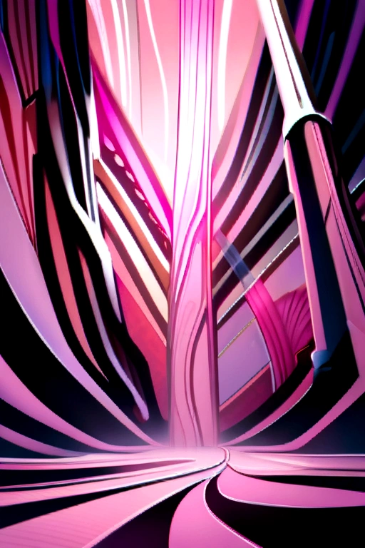 Abstract spots in pink tones
