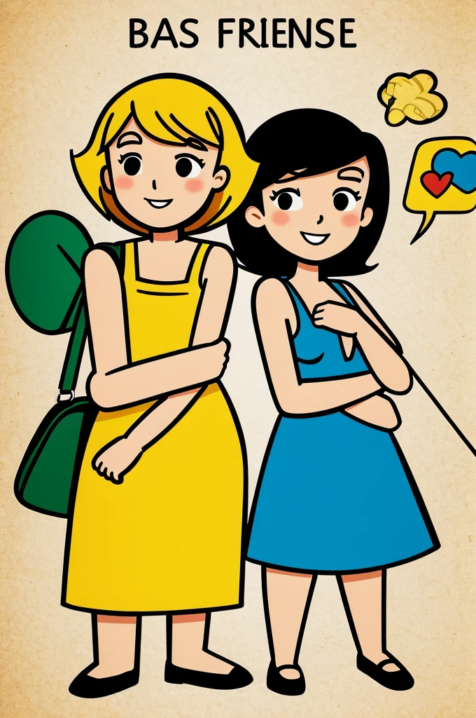 2 best friend cartoon