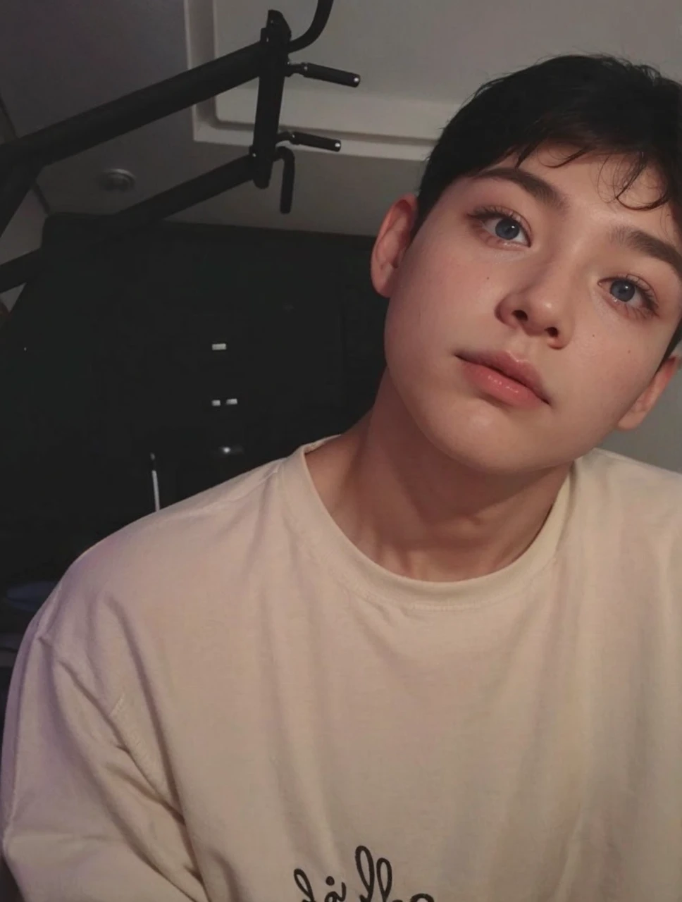Boy big eyes