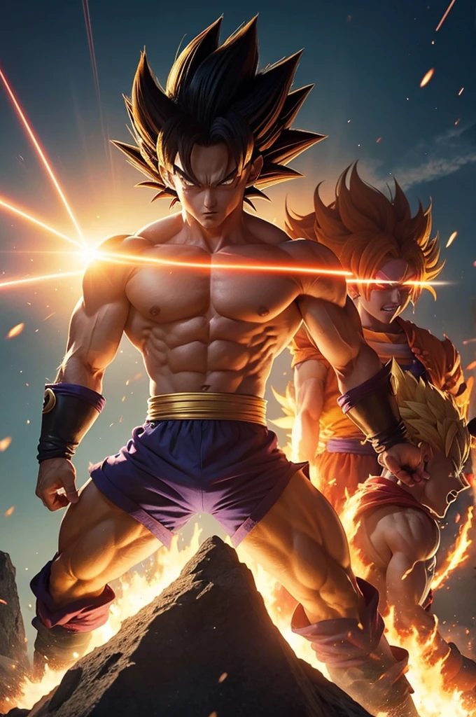 Make an immortal Saiyan versus Saitama 