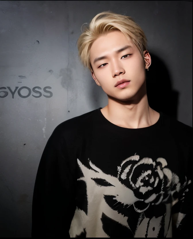 Asian, homem korean, korean, hair blonde