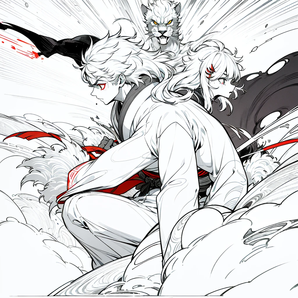 panther, bestial, demi-humans, boy, JUJUTSU KAİSEN, berserker