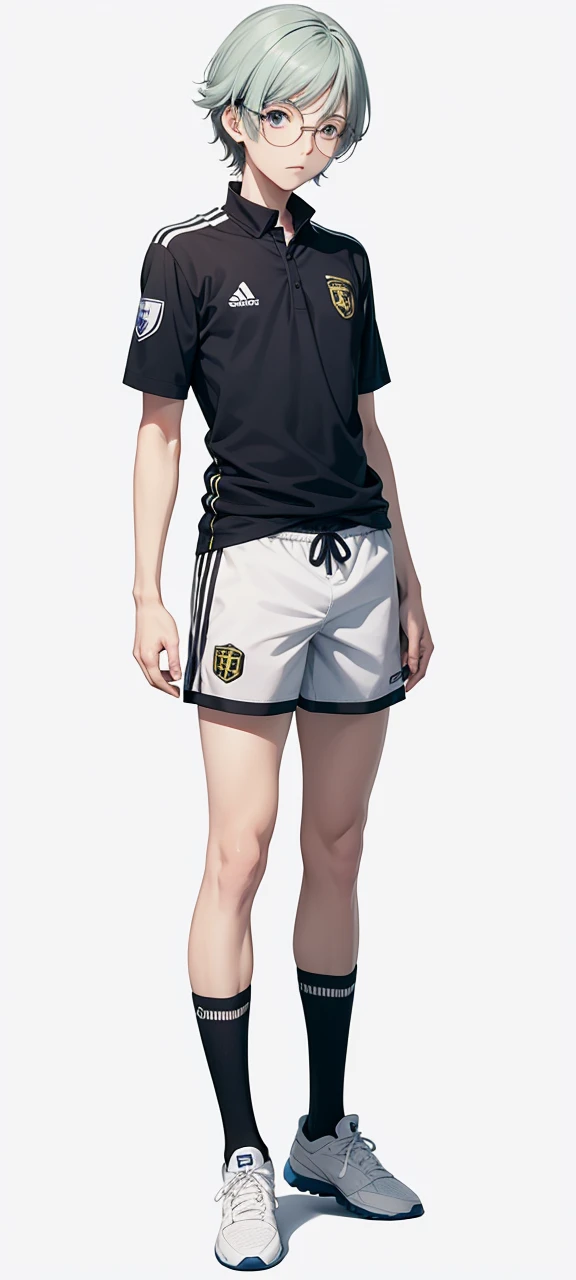 Ren Amamiya Persona,menino anime,soccer uniform , eyeglass