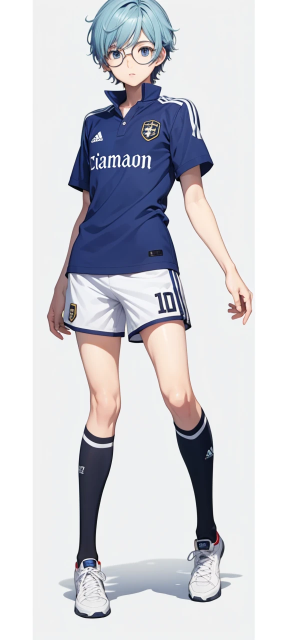 Ren Amamiya Persona,menino anime,soccer uniform , eyeglass