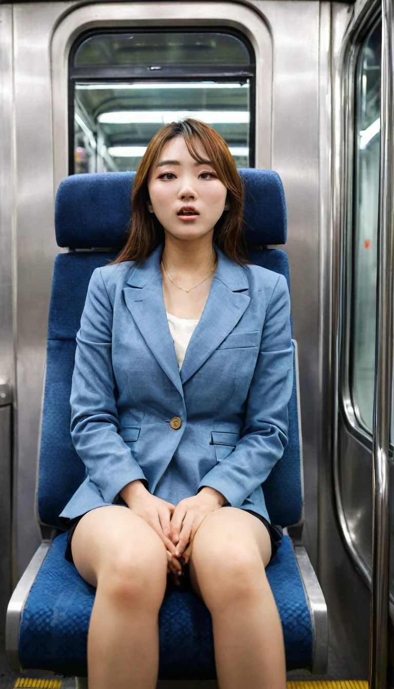 girl with、Train、Secretly masturbation、cum on、AHE Face、convulsion、feels good、Squirting、Spread your legs apart、agitation、distribution、a lot of people、Reveal madness、Seen、Obsessed with masturbation、Surround yourself with people、Commuter train、Masturbation