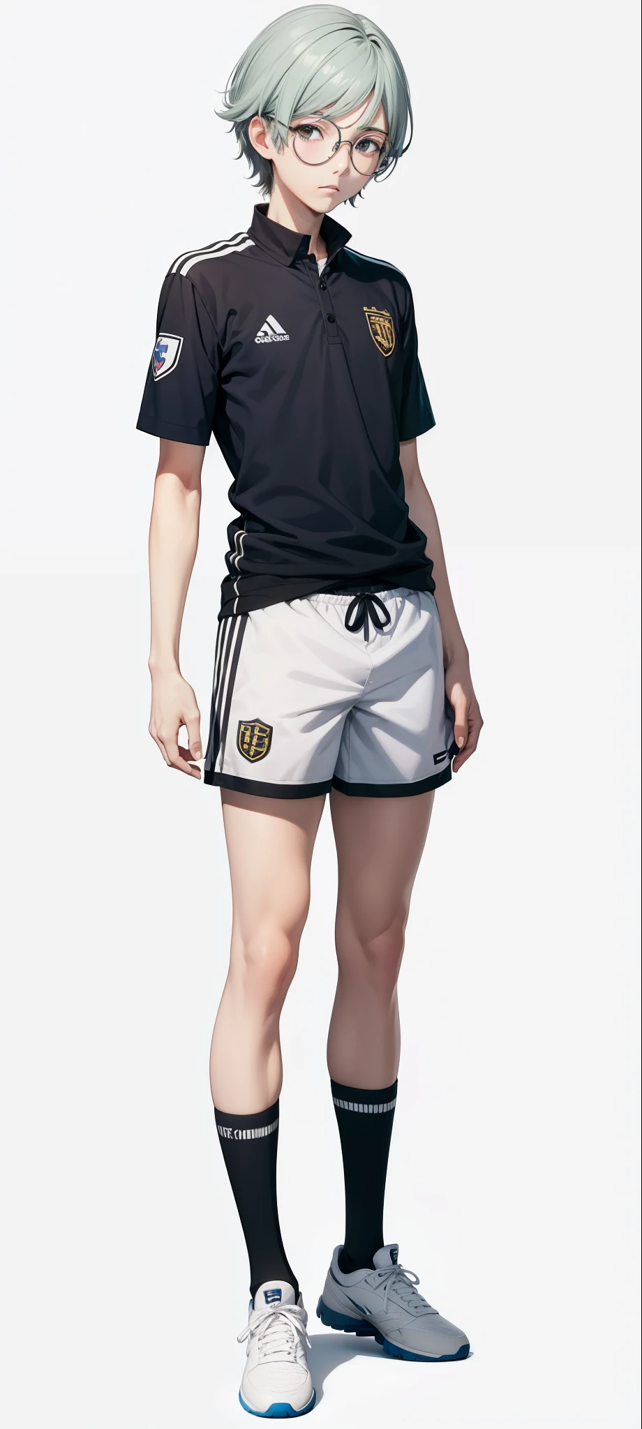 Ren Amamiya Persona,menino anime,soccer uniform , eyeglass