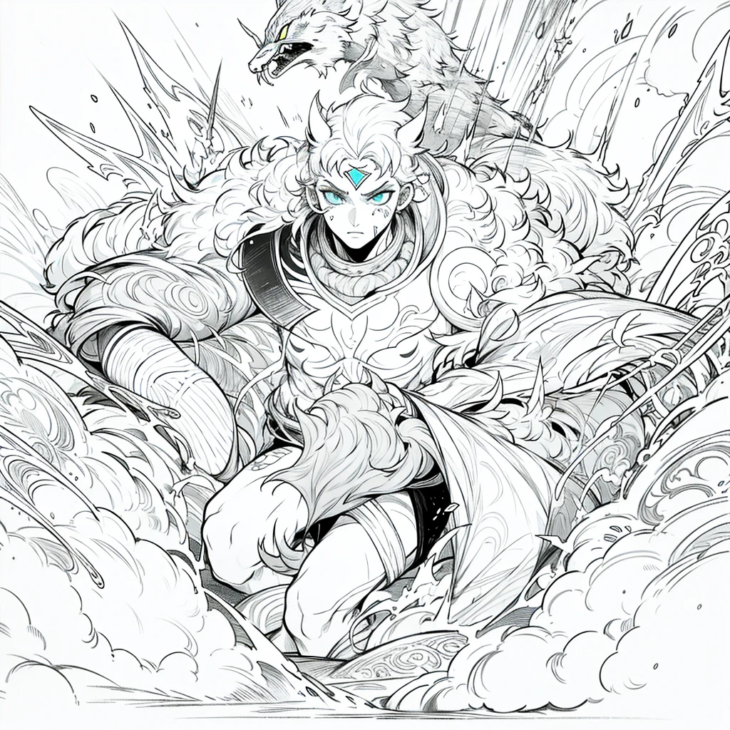 bestial, demi-human pantera, boy , berserker, sett, league of legends