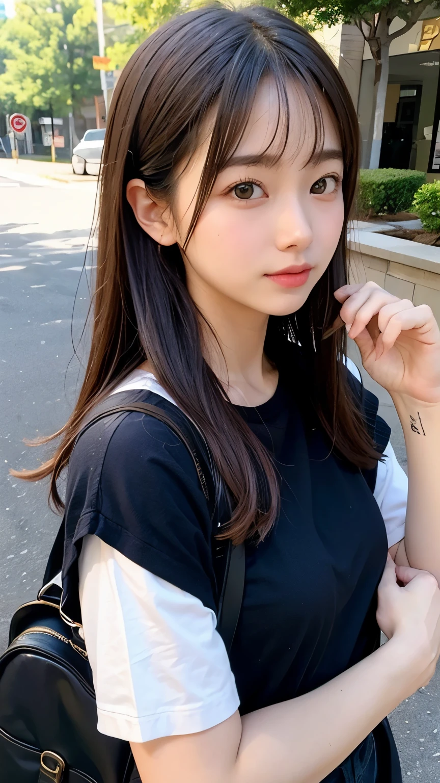 Portraiture、masterpiece:1.3、One Girl、Upper Body、Upper Body、Baby Face、Natural look、very cute、Brown Heine's Eyes、Short bangs、Short Bob、Fuller lips、No makeup、Luxury shirt with lace、Black Shirt、最high quality、High resolution、Very detailed、high quality、Detailed explanation、8k、(((Blurred Background、Gray wall、Gray background、White world、studio:1.5、Cinema Lighting、Professional Photographer)))