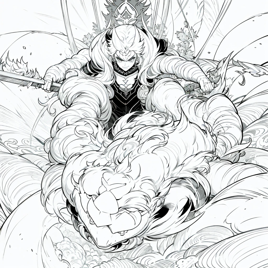 bestial, demi-human pantera, boy , berserker, sett, league of legends
