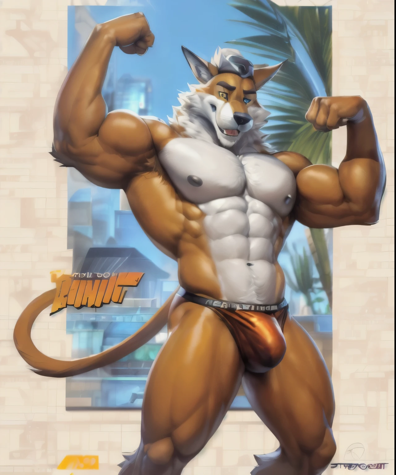 Portada de la caja de Wendell sosteniendo una pequeña hand gun, small gun, hand gun, playstation 1 graphics, Playstation 1 box art , (por Homogeneousrule, por Wildering, por Foxovh, por Catcouch), 4k,(by totesfleisch8 and,
(( posing for image )),sharp look, hentai , the second, small pile, standing, looking at the viewer,muscular, bottom, extremely detailed, 3D rendering, High quality digital art, huge thighs , detailed eyes, ,hentai, good anatomy, good perspective in a laboratory , in front of the viewer,face up, By bebebebebe, by sickhypnos, por gerkk, By ORF, ( by beautifulsexyrobutts, by darkgem, por zackary911,( by singafurian, Por DaftPatriot, bold, beautiful, detailed face, elegant , seductive face, face, detailed mouth, White skin, hentai style, leo alvarez, only, (posing:1.3), (soft shading), 4k, anything, detailed hands, ((detailed face, (detailed eyes:1.0), detailed)), por zackary911, by zaush, (by personals:0.5), looking at the viewer, image, belly button, nipples, whole body, one person focus, thick thighs, hentai, day, sexy, sensual, detailed, uploaded to e621, beautiful and detailed image of an the secondpomorphic ,(high resolution,:1.2), Smiling happy extremely detailed, photorealistic, 3D rendering , High quality digital art, male, playstation 1 graphics, Playstation 1 box art, muscular, lobo, the second, wide pectorals, venous muscles, Huge muscles, flexing, wearing speedo, smile