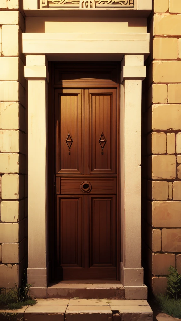 door of a house in Egypt