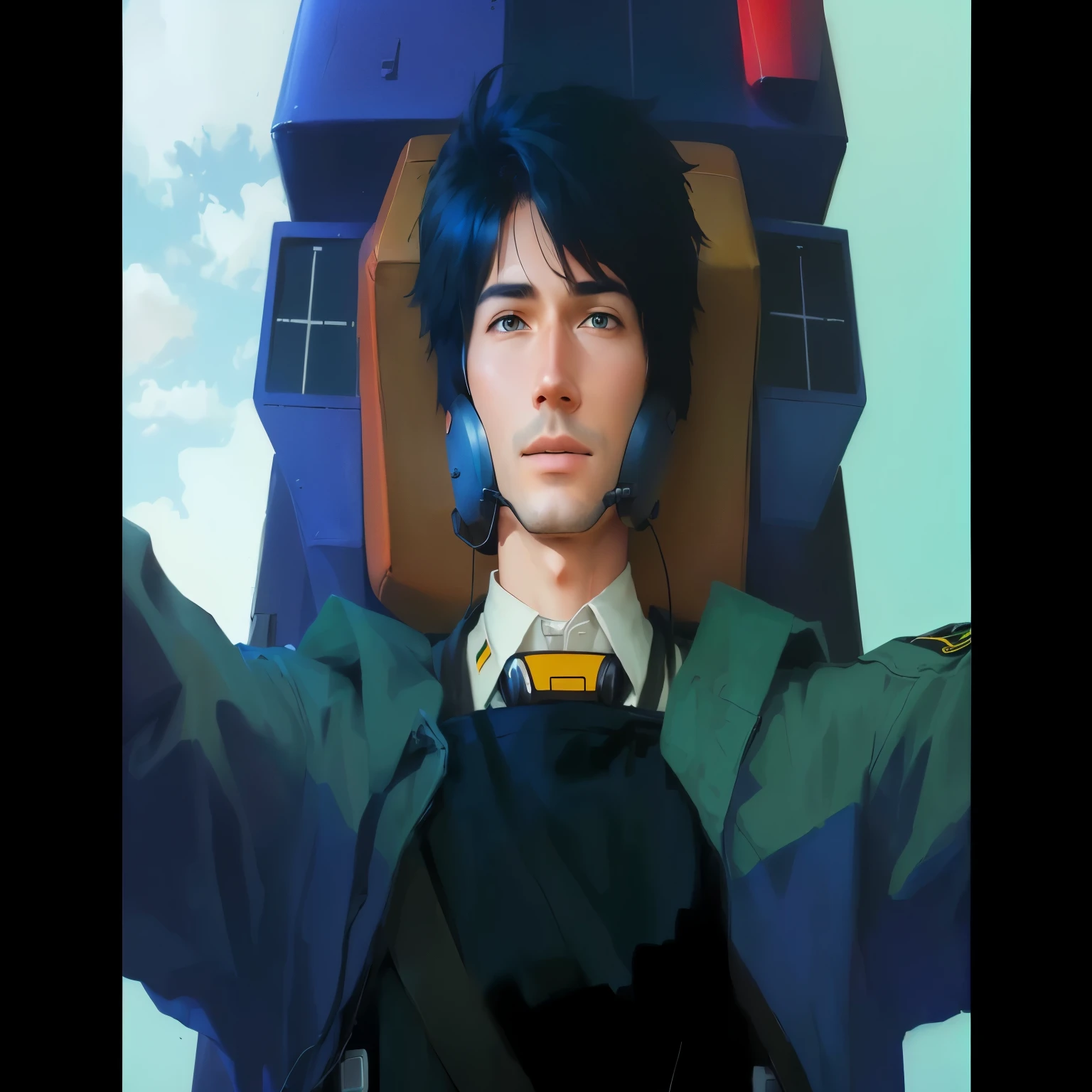 MAN REALISTIC PILOT