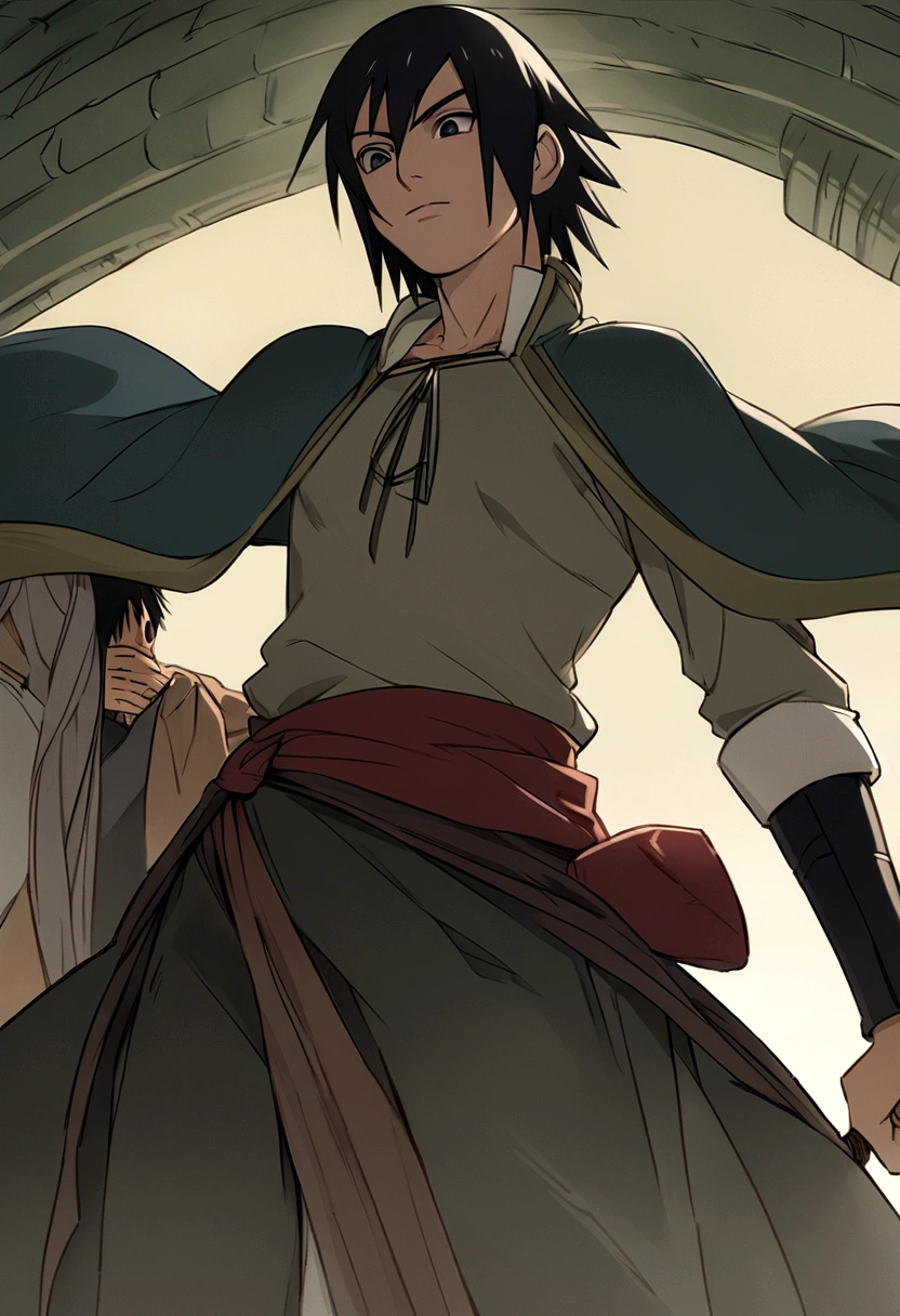 turns Sasuke Uchicha from the famous Naruto Shippuden series into a Uruguayan gaucho