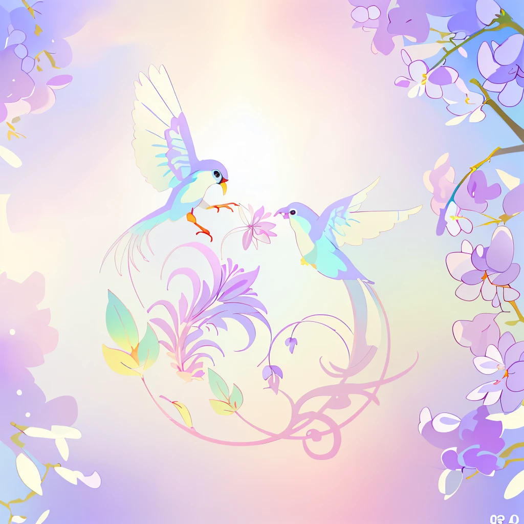 a lilac bird perched on a blooming lilac flower, delicate petals, black background, (best quality,4k,8k,highres,masterpiece:1.2),ultra-detailed,(realistic,photorealistic,photo-realistic:1.37),highly detailed bird anatomy,extremely detailed lilac flower,intricate floral patterns,natural lighting,soft focus,vibrant colors,botanical illustration