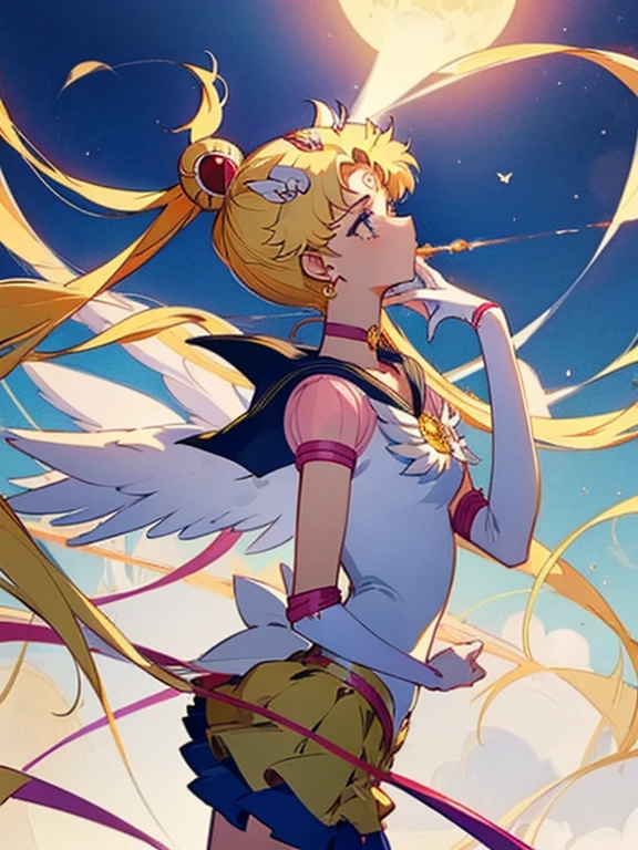 masterpiece,best quality,highly detailed,1girl,solo, eternal sailor moon, tearing up, sidefellatio,????????,from side,1boy