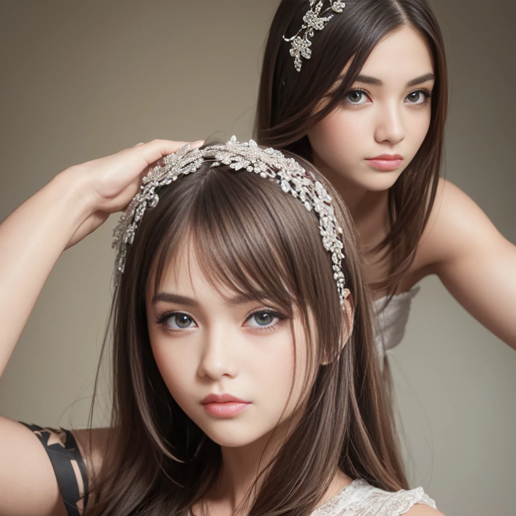 A beautiful gorgeous girl, detailed face