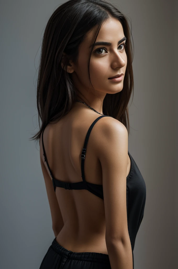 A non-realistic figurative image of a person