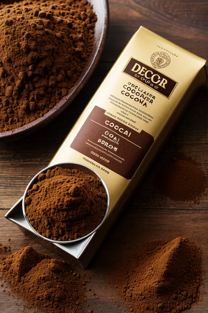 Deri cocoa brand and trago powder  
