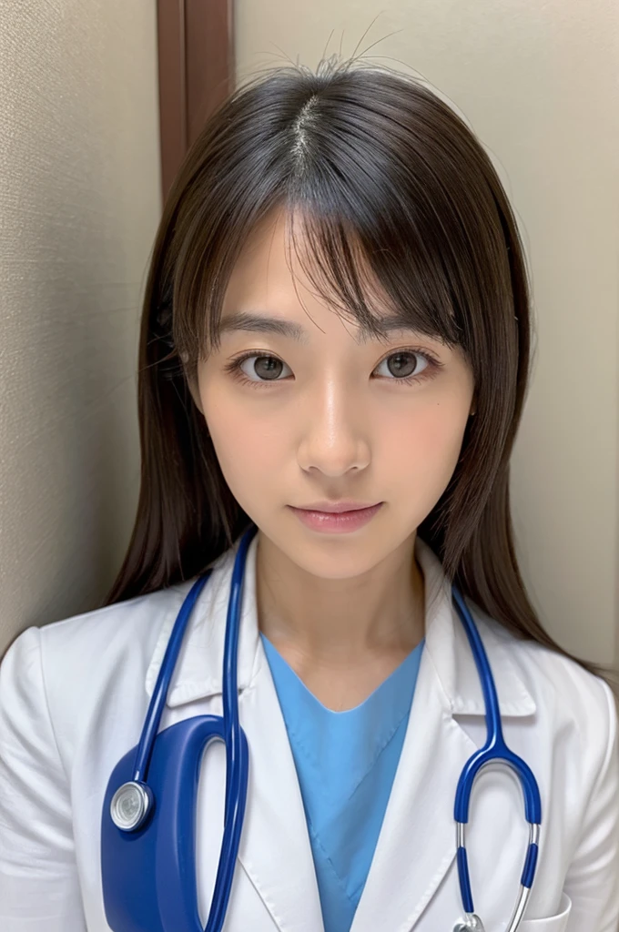 ((Highest quality)), ((masterpiece)), (detailed),Perfect Face,Japanese,Female doctor,White