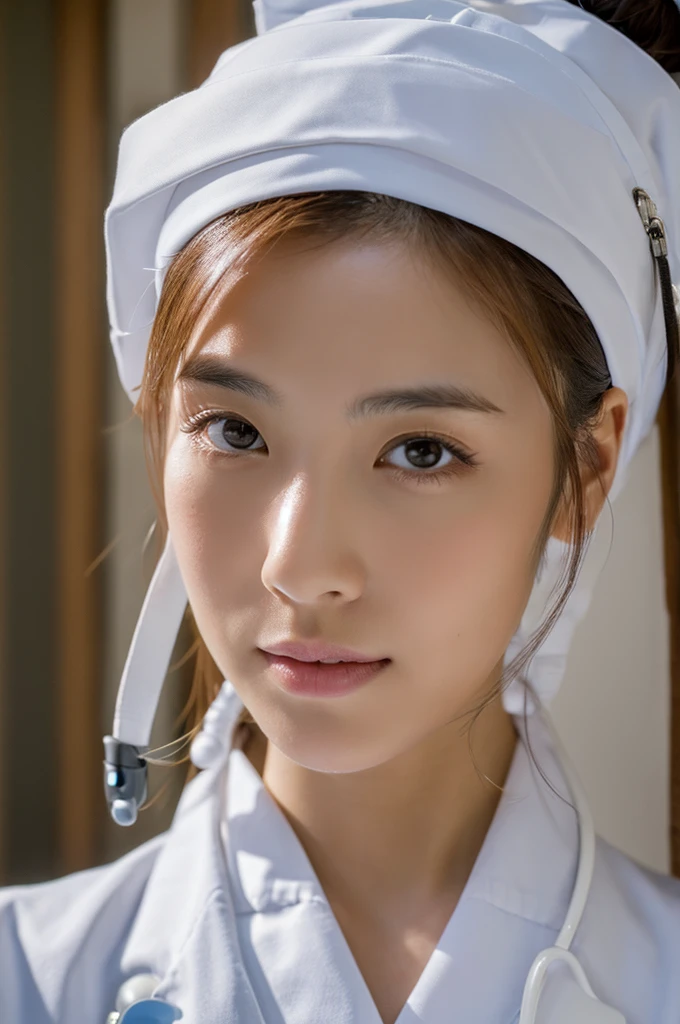 ((Highest quality)), ((masterpiece)), (detailed),Perfect Face,Japanese,Female doctor,White