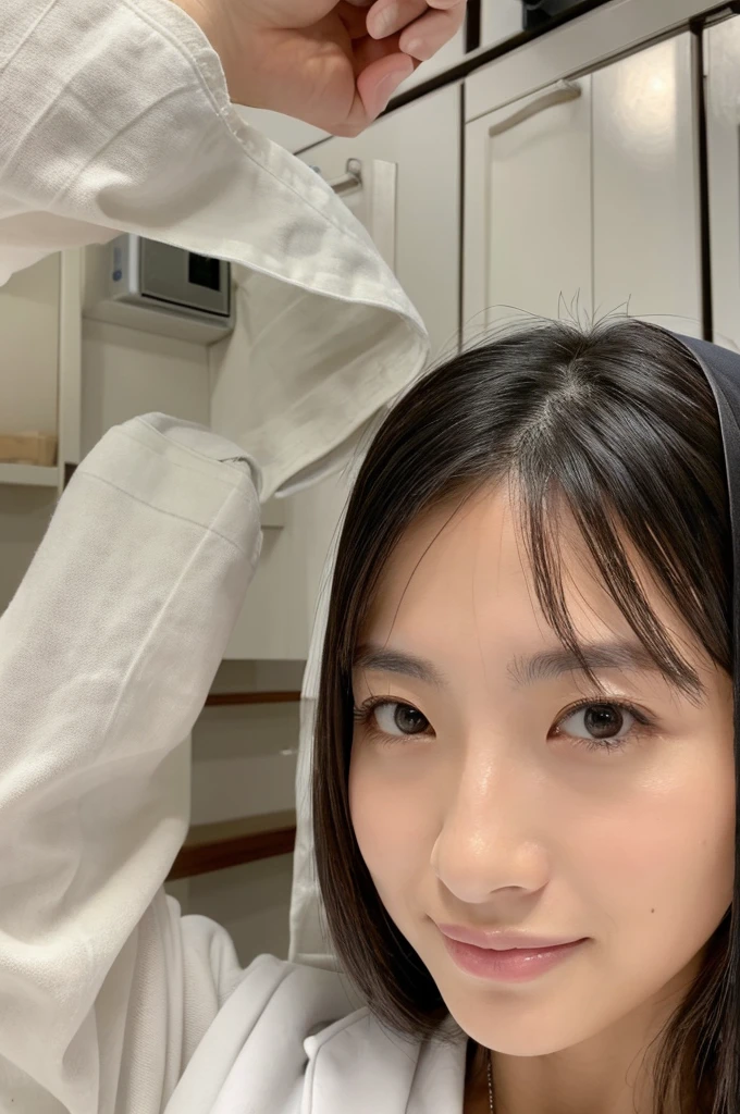 ((Highest quality)), ((masterpiece)), (detailed),Perfect Face,Japanese,Female doctor,White