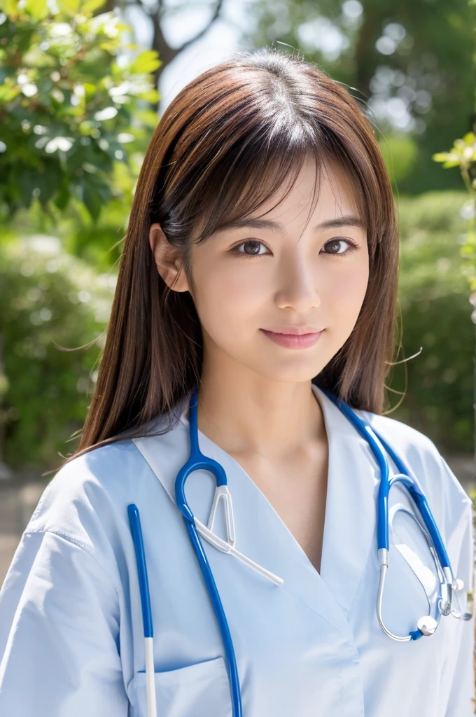 ((Highest quality)), ((masterpiece)), (detailed),Perfect Face,Japanese,Female doctor,White