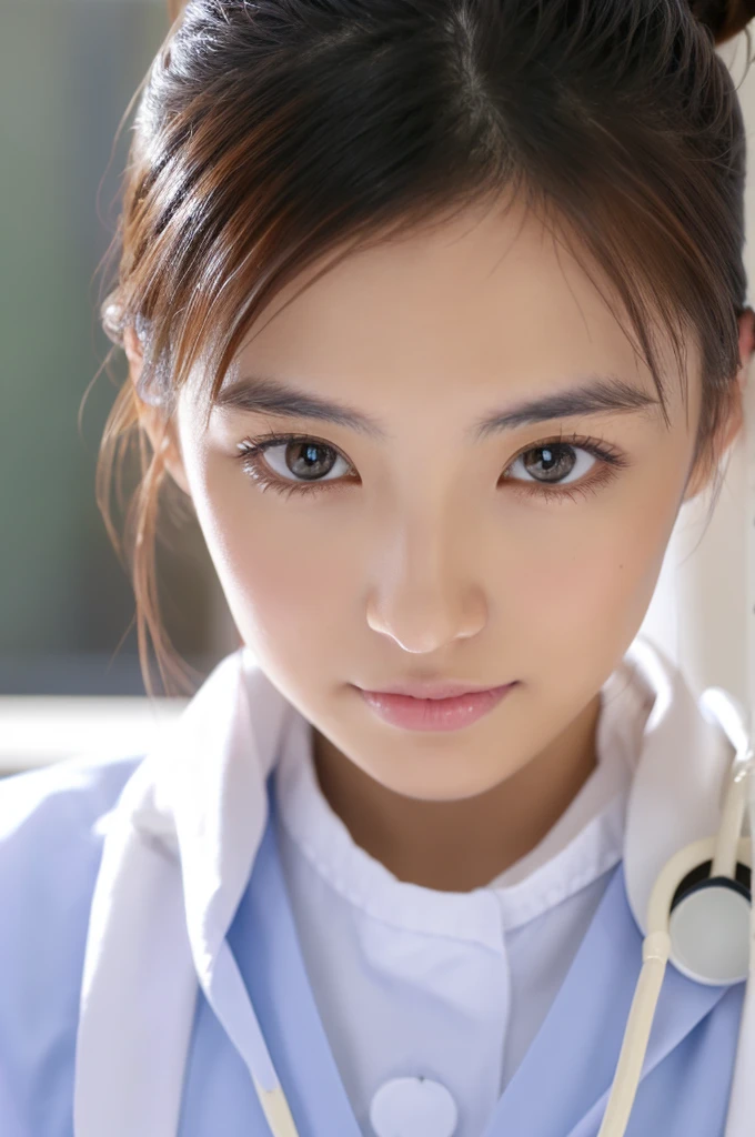 ((Highest quality)), ((masterpiece)), (detailed),Perfect Face,Japanese,Female doctor,White