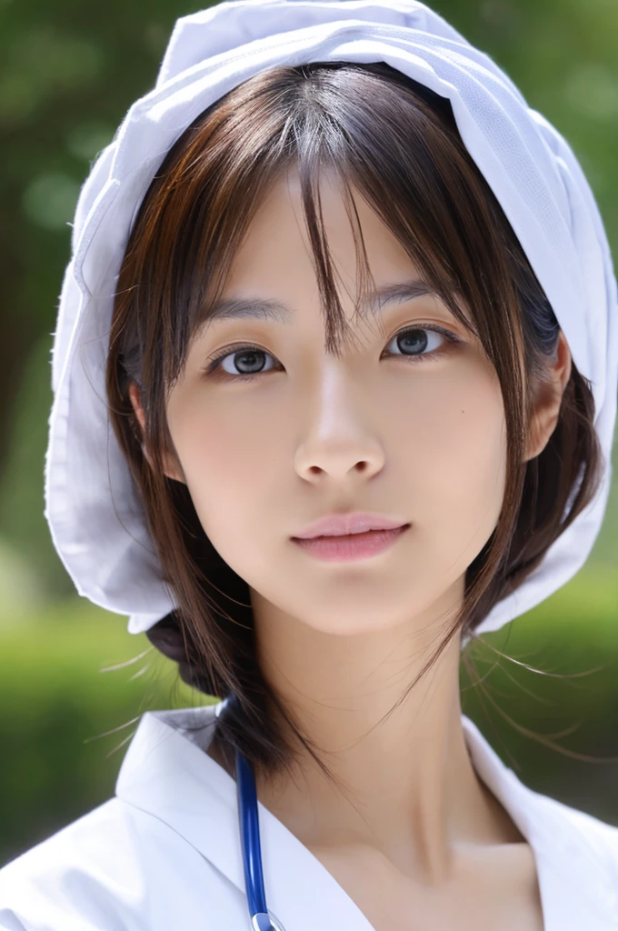 ((Highest quality)), ((masterpiece)), (detailed),Perfect Face,Japanese,Female doctor,White