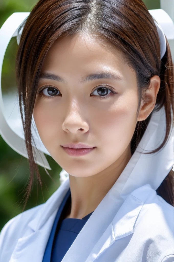 ((Highest quality)), ((masterpiece)), (detailed),Perfect Face,Japanese,Female doctor,White