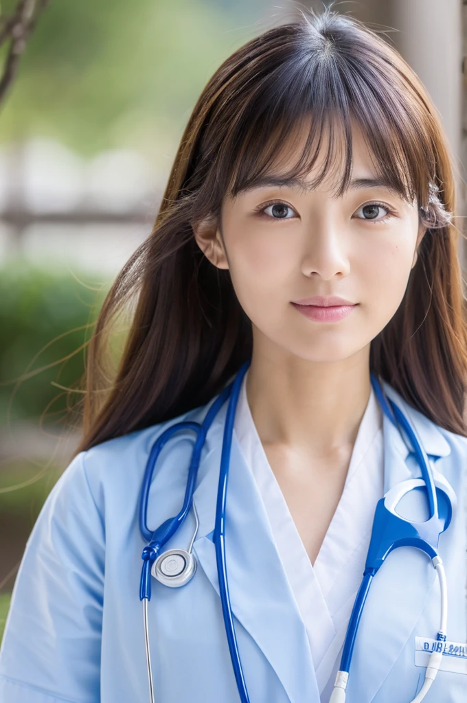 ((Highest quality)), ((masterpiece)), (detailed),Perfect Face,Japanese,Female doctor,White