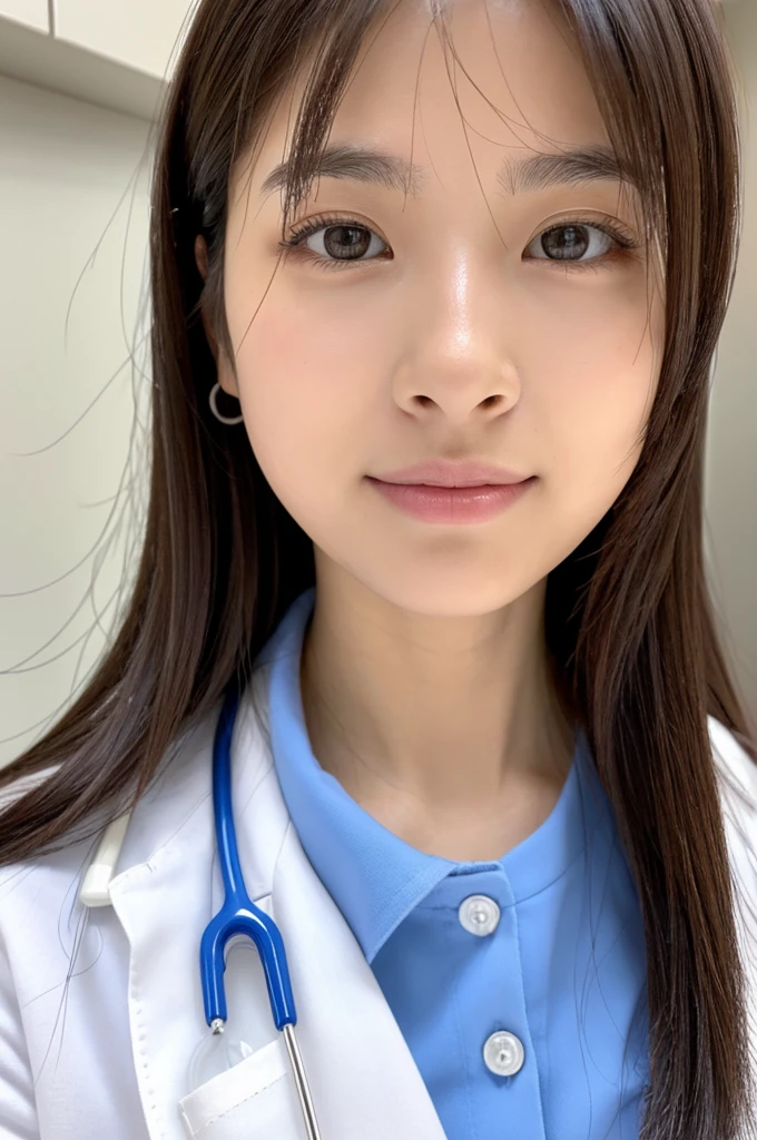 ((Highest quality)), ((masterpiece)), (detailed),Perfect Face,Japanese,Female doctor,White