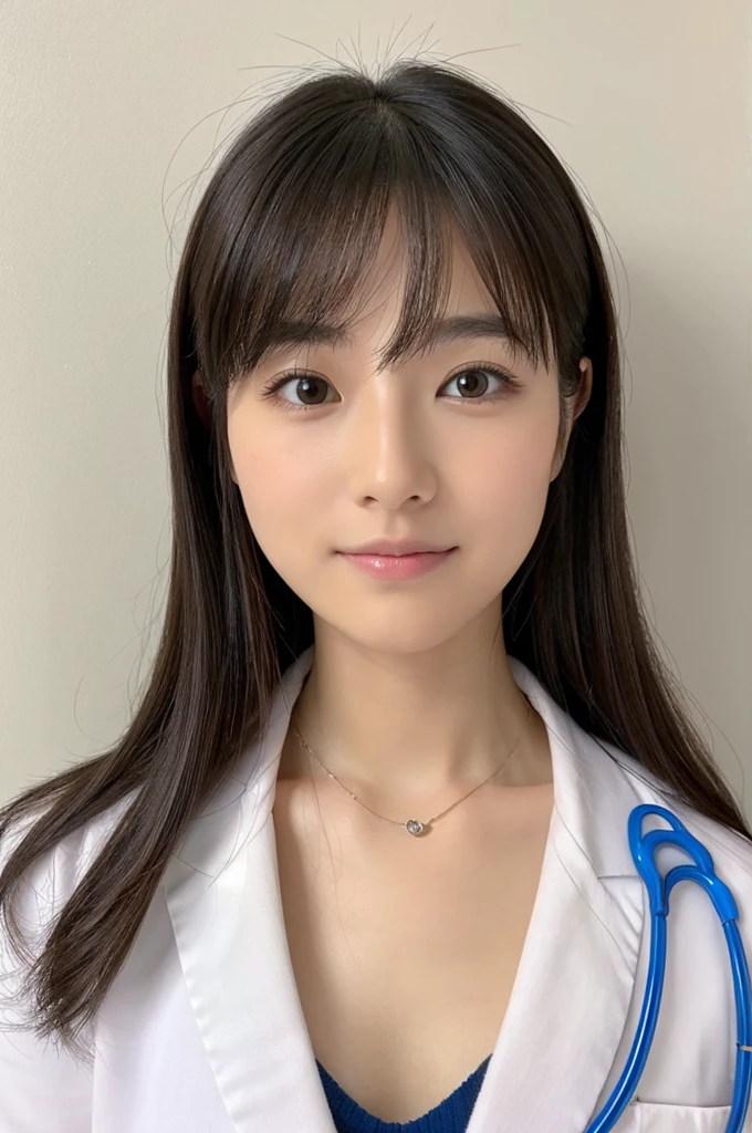((Highest quality)), ((masterpiece)), (detailed),Perfect Face,Japanese,Female doctor,White