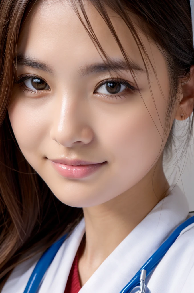 ((Highest quality)), ((masterpiece)), (detailed),Perfect Face,Japanese,Female doctor,White