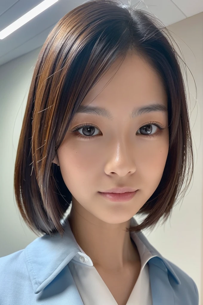 ((Highest quality)), ((masterpiece)), (detailed),Perfect Face,Japanese,Female doctor,White