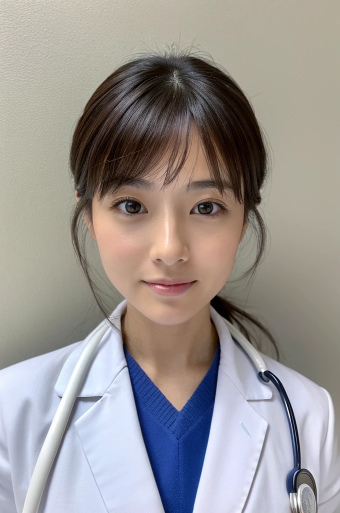 ((Highest quality)), ((masterpiece)), (detailed),Perfect Face,Japanese,Female doctor,White