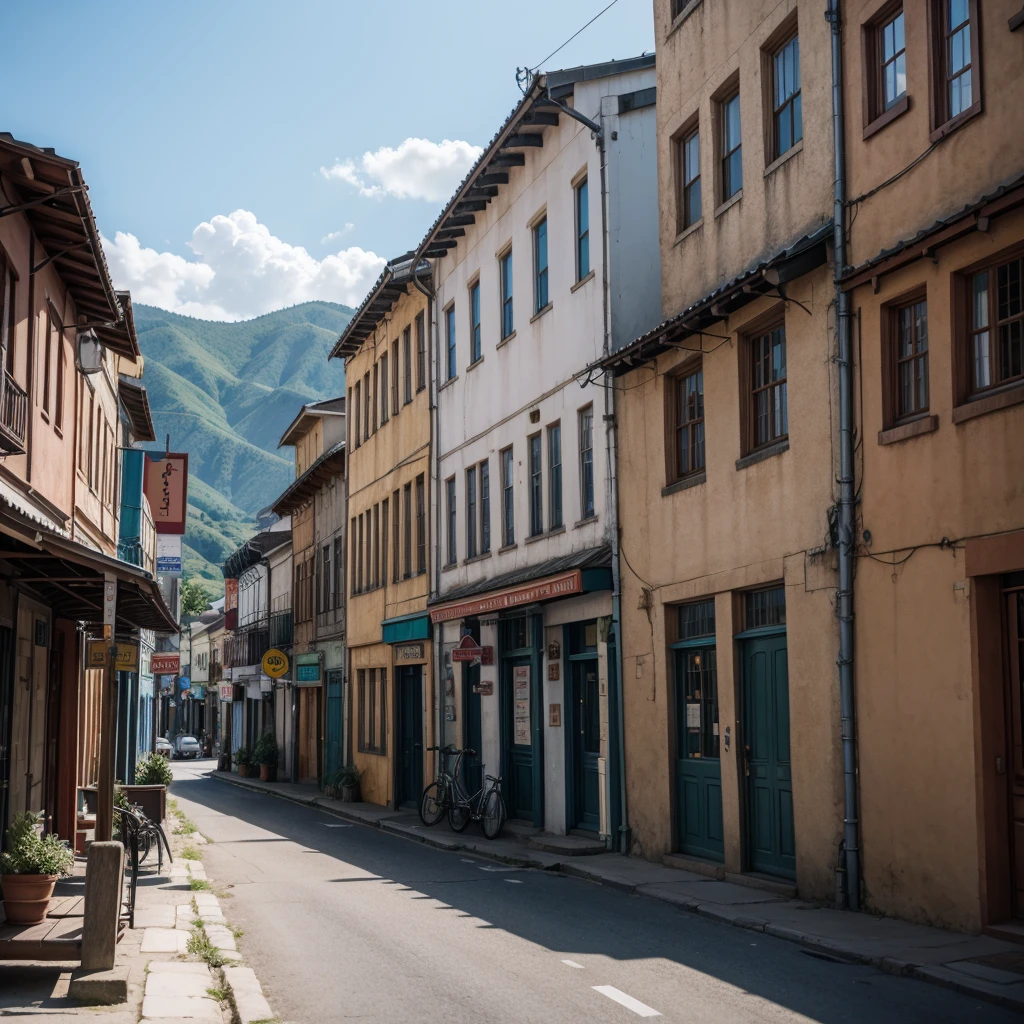 small and quiet town