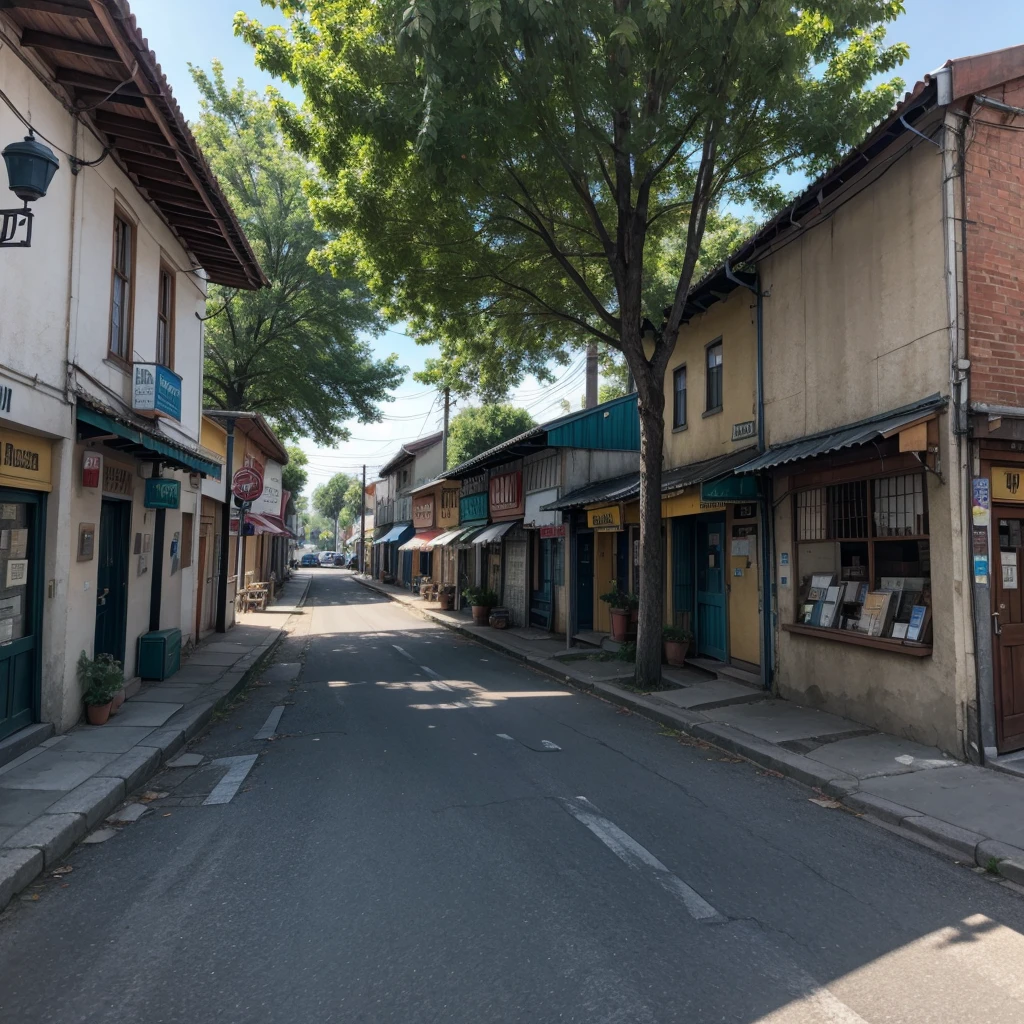 small and quiet town