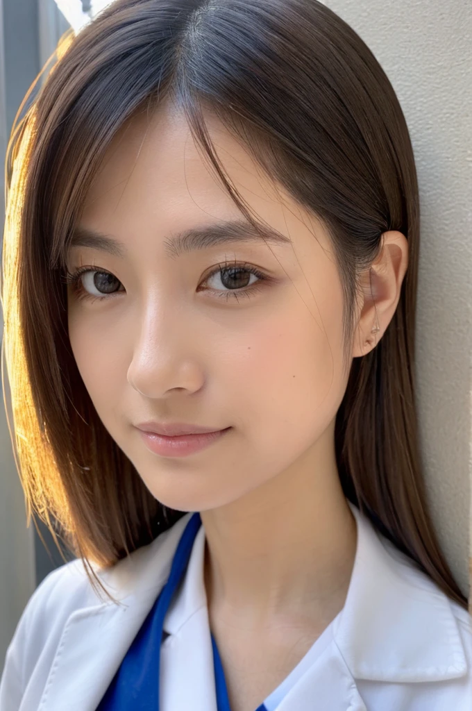 ((Highest quality)), ((masterpiece)), (detailed),Perfect Face,Japanese,Female doctor,White