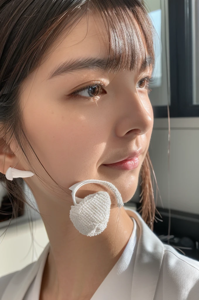 ((Highest quality)), ((masterpiece)), (detailed),Perfect Face,Japanese,Female doctor,White,Beauty