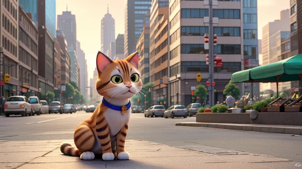 In the bustling city, a serene cat named Miau would say, 'Wisdom is in finding peace amid chaos. Observe calmly, enjoy the silence, and just let things happen.'"