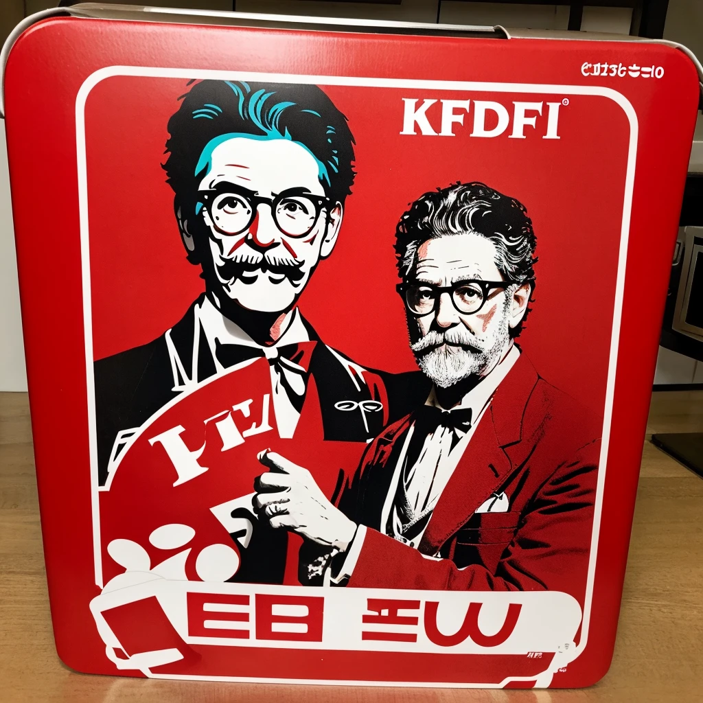 KFC fried chicken box