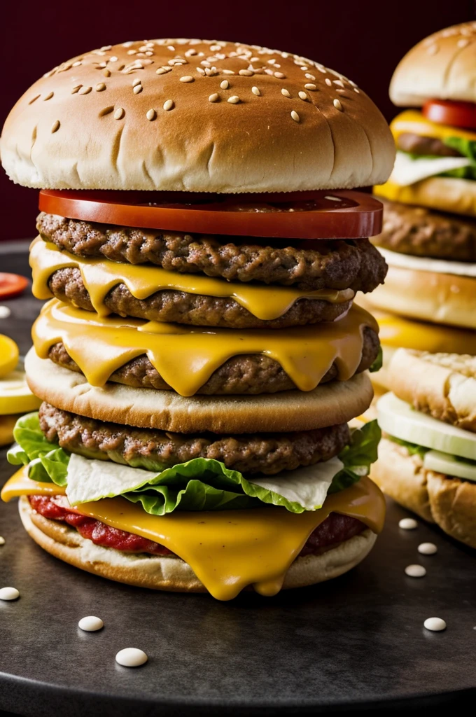 Hamburger being eaten by aliens