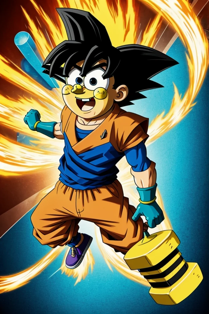 spongebob fused with goku
