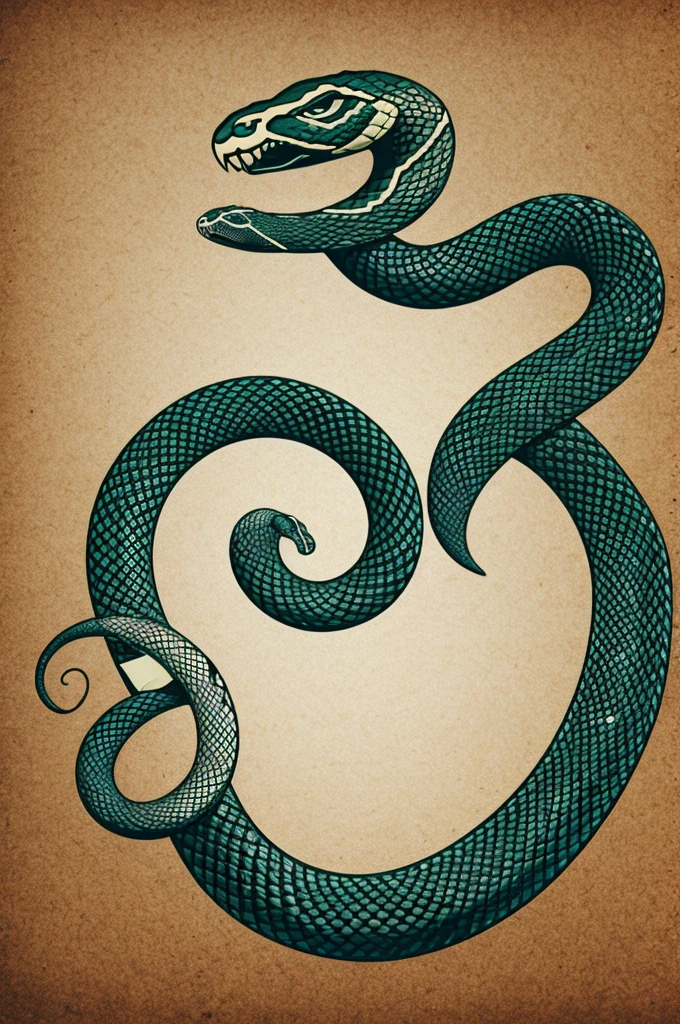 Snake type logo 
