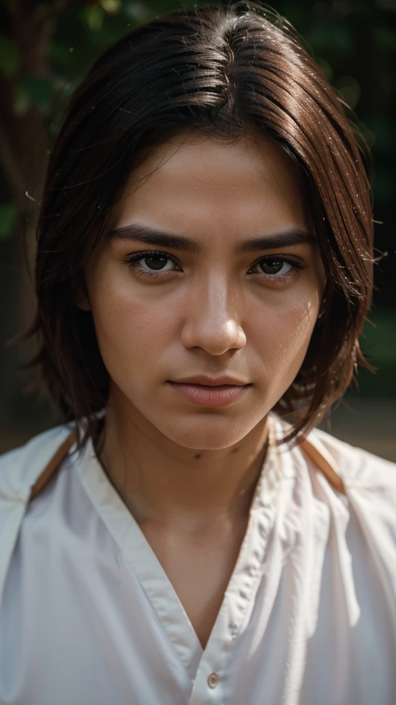 Face of Jesus Cristh ultra realistic, 8k ultra realistic, style photography professional lens 50mm canon