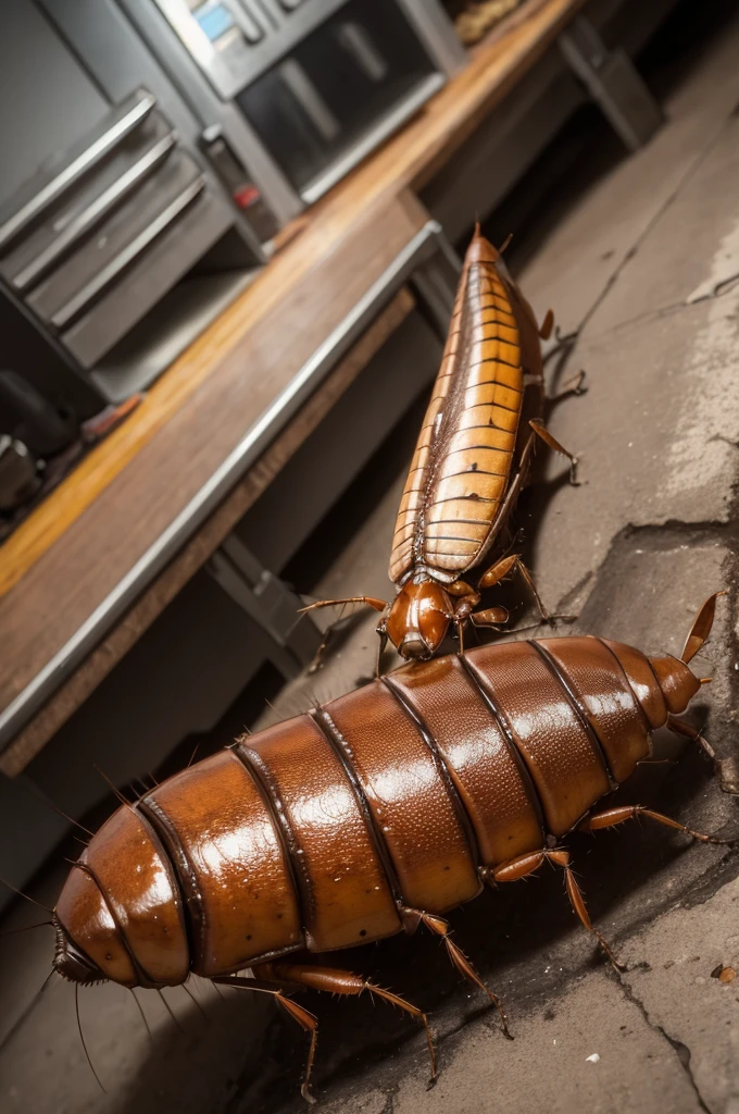 A cockroach with your boyfriend in a sewer bakery