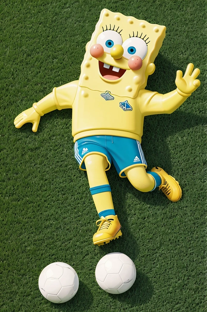 spongebob soccer player