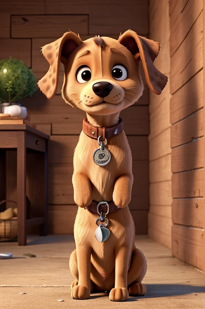 SAD DOG SICK SMALL BROWN SAD WEAK