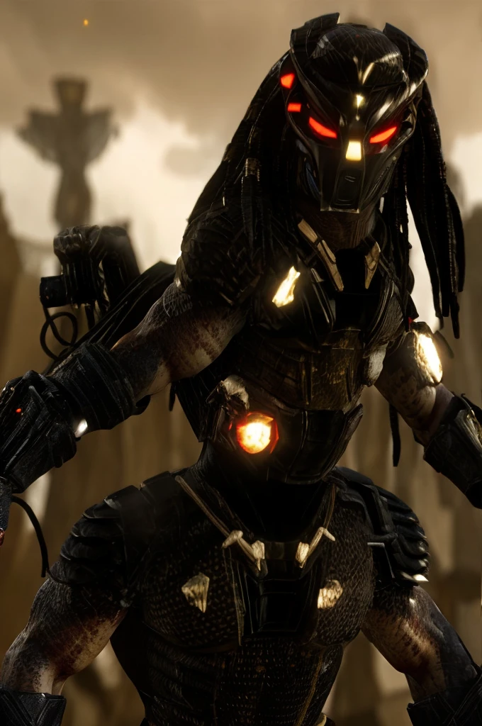 Predator has large breasts 