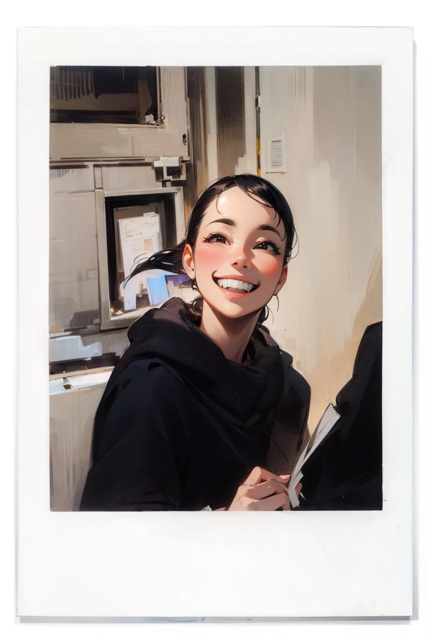 Wife smiles